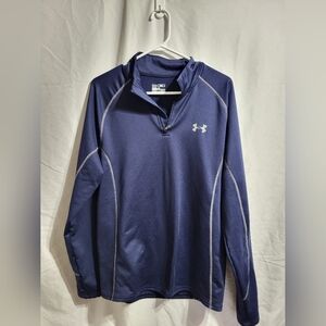 Under Armour-Womens 1/4 Zip Cold Gear Fitted, Size Large
